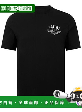 1h可退 潮奢 AMIRI 男士 Arts District T恤 black黑色 舒适时尚