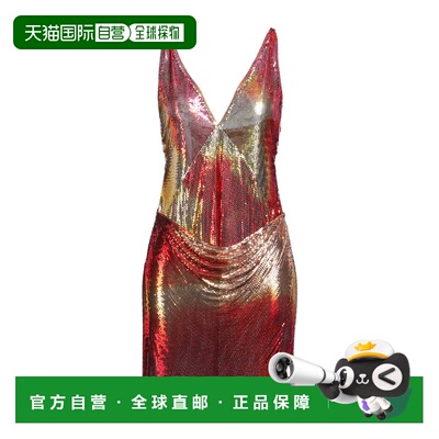 1h可退 潮奢 Rabanne 女士 紧身连衣裙 orange橙色 舒适时尚