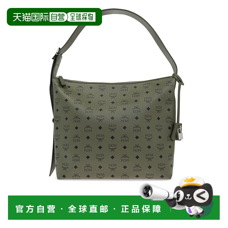 1h可退 MCM 女士手提包 MWHESTA020K8 AW2025 绿色 Shoulder bag