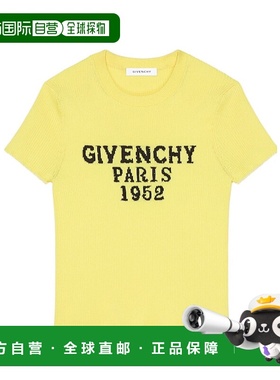 GIVENCHY 女士T恤 BW61H14ZSK725 AW2025 黄色 短袖T恤