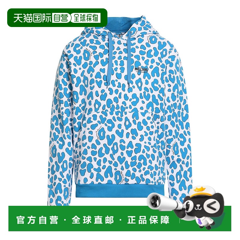 1h可退 潮奢 Moschino 莫斯奇诺 男士 汗衫 blue蓝色 舒适时尚