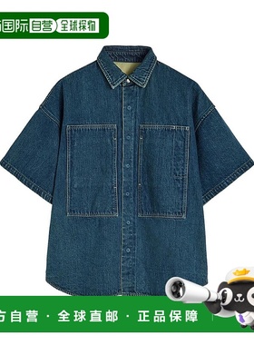 JIL SANDER 女士衬衫 J40DL0157J45291 SS2025 蓝色