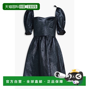 女士 SALONI Rachel 1076 1h可退 金属感泡泡纱迷你连衣裙 潮奢
