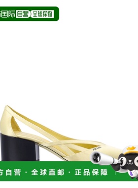 PRADA 女士高跟鞋 1I741NFB055049F0222 AW2024 黄色单鞋