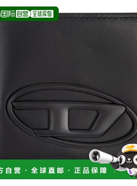 1h可退 潮奢 Diesel 迪赛 男士 黑色 Holi-D Bi Fold Coin S 3D