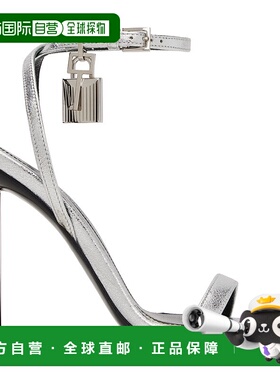 1h可退 潮奢 Tom Ford 汤姆 福特 女士 银色 Padlock Pointy Nake