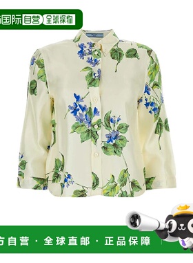 PRADA 女士衬衫 P405HSOOO14NZF0K74-0 SS2025 白色