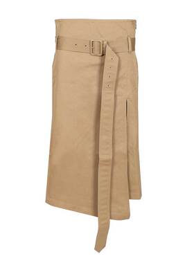 ACNE STUDIOS 女士半身裙 AF0557DGY AW2025卡其色 A字裙长裙