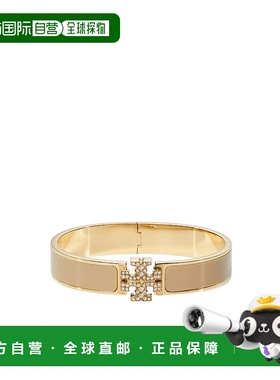 1h可退 TORY BURCH 女士手链手镯 176759250 AW2025 金色 标志性