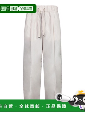 HERNO 女士休闲裤 PT000099D12483Z1985 SS2025浅棕色阔腿裤