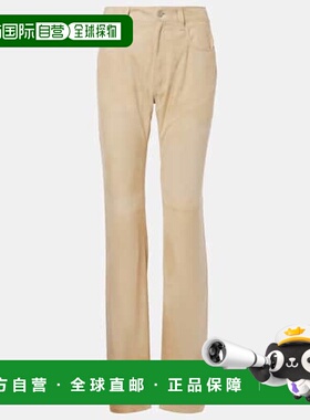 1h可退 潮奢 ralph lauren 拉尔夫劳伦 女士 Scottie 低腰皮革直