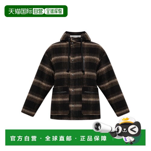 ISABEL MARANT 男士夹克 MA0579HAD3D01HBLACKKHAKI长袖