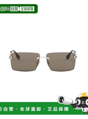 FENDI 男士眼镜 FE40165U32E CO 灰色 方形太阳镜