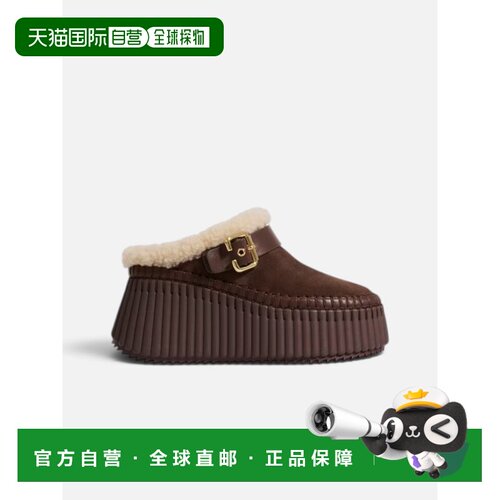 CHLOÉ 女士拖鞋 25W13CTX28X28X AW2026 棕色 CHL【付后1h可退】
