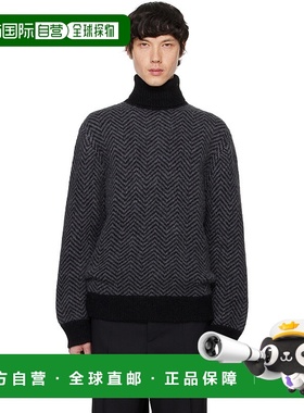 1h可退 潮奢 OFFICINE GÉNÉRALE 男士 灰色 Harring 高领毛衣 W24