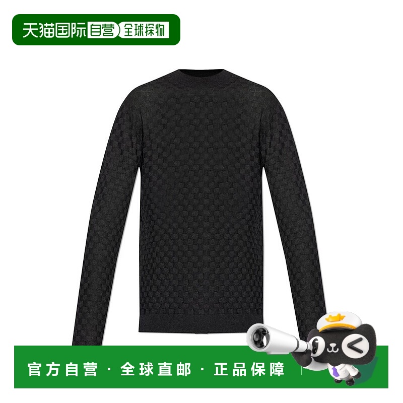 1h可退 潮奢 armani 阿玛尼 男士 喬治阿瑪尼長袖圓領套頭衫 GM00