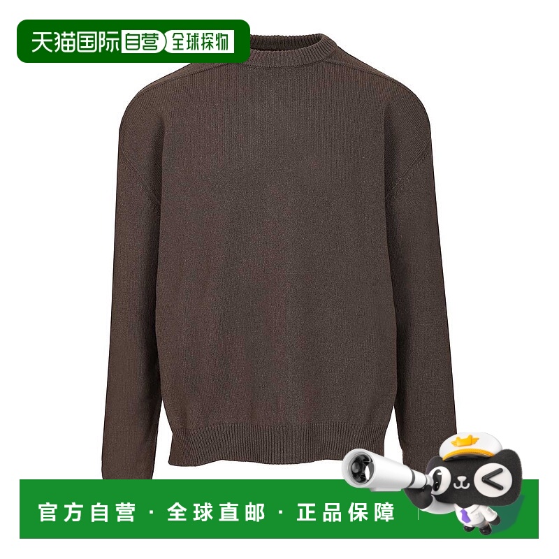 1h可退 RICK OWENS 男士针织衫 RU02E1684WSBR78 AW2025 棕色羊毛