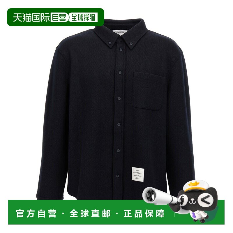 Thom Browne 汤姆 布朗 男士 人字纹衬衫式休闲夹克 MJT495AJ0160