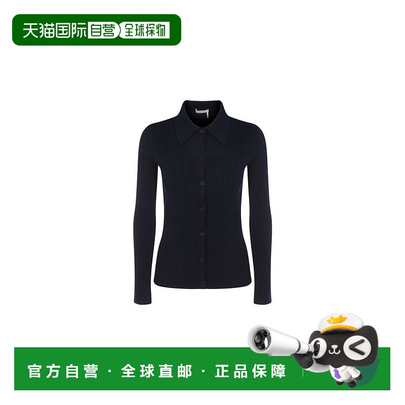 1h可退 CHLOÉ 女士POLO衫 CHC22AMC036504C4 AW2022 蓝色