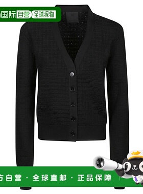GIVENCHY 女士针织毛衣 BW90NM4ZKD001 SS2024 黑色开衫