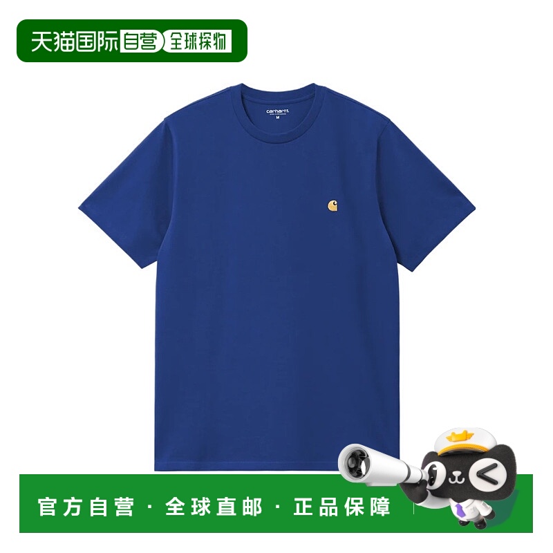 1h可退 CARHARTT WIP 男士T恤 I02639130XXX AW2025 蓝色
