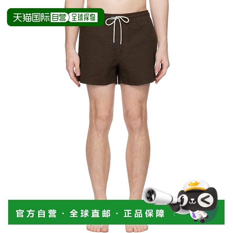 1h可退 潮奢 OAS 男士 棕色 Calo 泳裤 520101 brown棕色 舒适时
