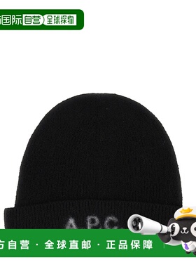 A.P.C. 男士帽子 WVBDKM25085LZZ CO HARRY BONNET 黑色针织帽