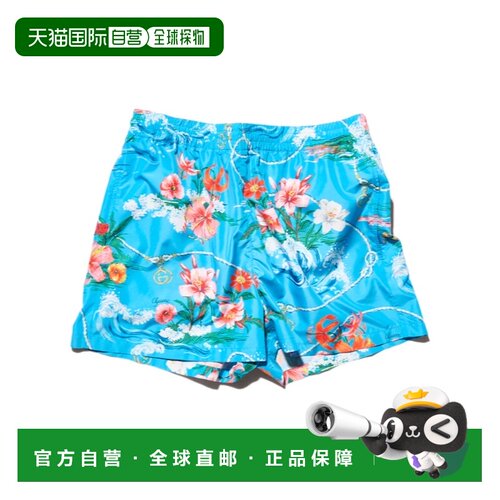 GUCCI 男士泳装 A0020PXHAL14020 CO 蓝色 印花泳【付后1h可退】