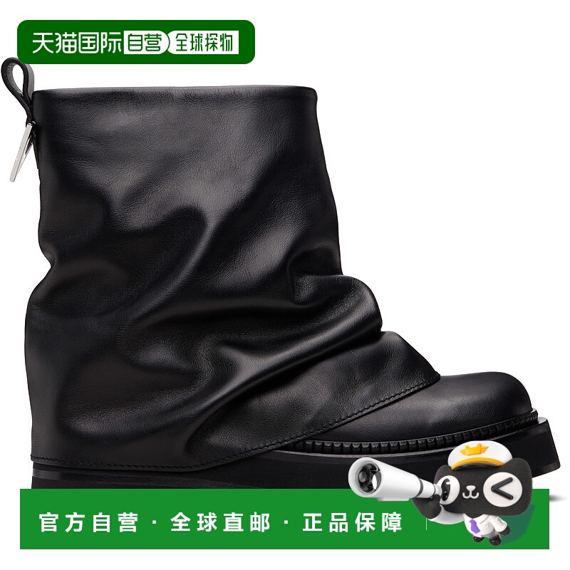 潮奢 The Attico 女士 黑色 Mini Robin Combat 踝靴 247WSH00832