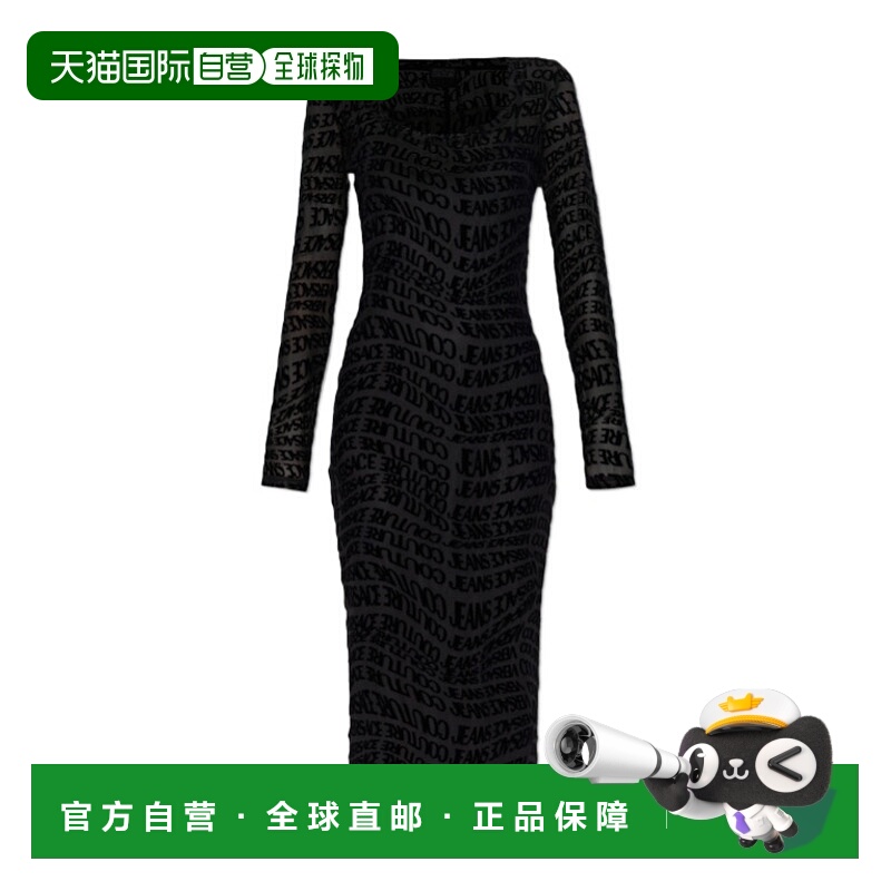 1h可退 VERSACE JEANS 女士连衣裙 79HAO920JS490899 AW2025长袖