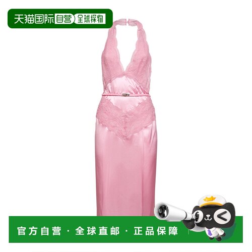 GUCCI 女士连衣裙 839410XUAM65426 SS2026 粉红色 Pink satin an