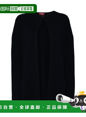 STAUD 女士针织毛衣 R24P3125CCNVY AW2024 黑色 长袖针织衫