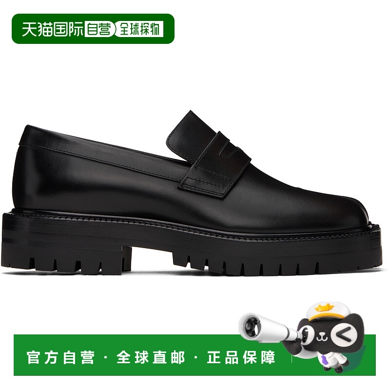 1h可退 潮奢 Maison Margiela 马丁 马吉拉 男士 黑色 Tabi 乐福