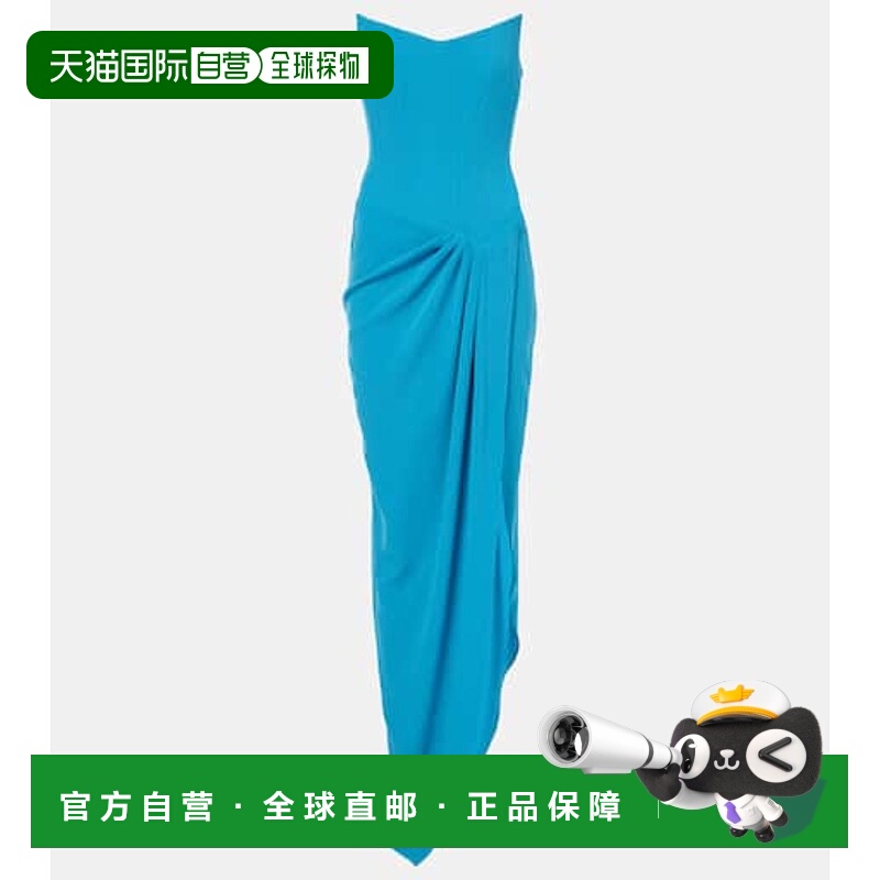 1h可退 潮奢 ALEX PERRY 女士 crêpe 垂褶束腰睡裙