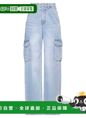 1h可退 潮奢 The Frankie Shop 女士 牛仔长裤 blue蓝色 舒适时尚