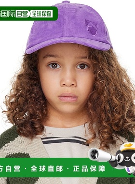 1h可退 潮奢 Main Story 女童 紫色徽标儿童棒球帽童装 MS133