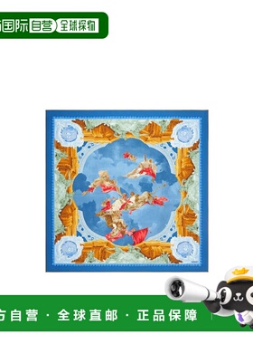 VERSACE 男士围巾 10016001A168135X000 SS2026 蓝色