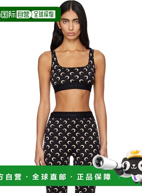 1h可退 潮奢 Marine Serre 女士 黑色 Recycled Moon Jersey 运动