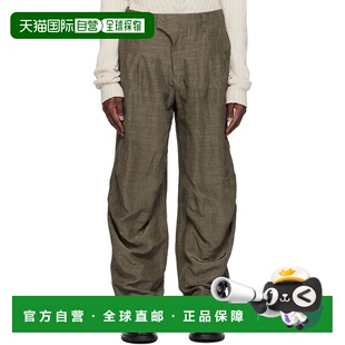 男士 灰褐色 阔腿裤 潮奢 PTJJAPK休闲裤 Devoa 长裤 1h可退 Baggy