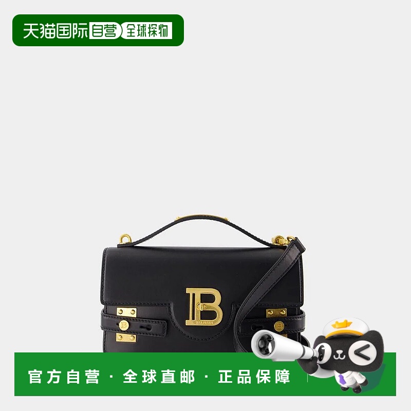 1h可退 BALMAIN 女士手提包 DN1DA828LAVE SS2025 黑色 Balmain B