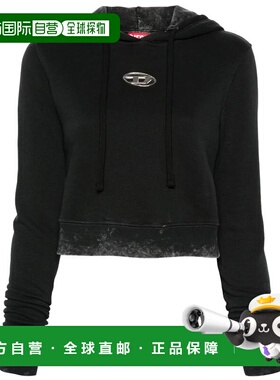 DIESEL 女士针织衫 A144920IPAC900 SS2025 黑色 F-Slimmy-P5 Cot