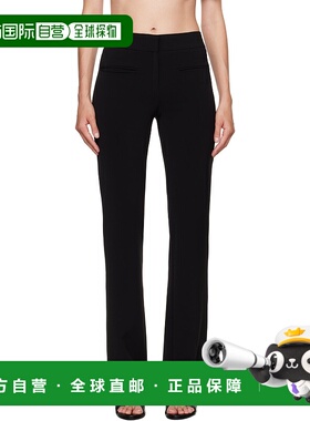 1h可退 潮奢 Courreges 女士 黑色 Heritage Fluid Bootcut 长裤