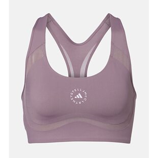 女士 阿迪达斯 徽标运动文胸 adidas 潮奢