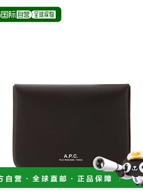 A.P.C. 男士钱包 PXAWVH63176CAE SS2026 黑色 A.P.C. 'Monnaie J
