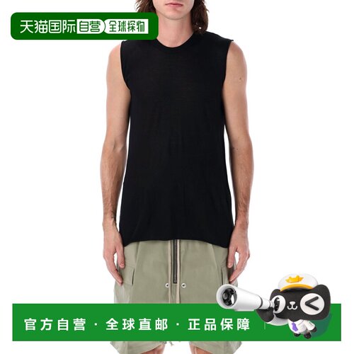 RICK OWENS 男士针织衫 RU01F2151UC09 SS2026 黑色