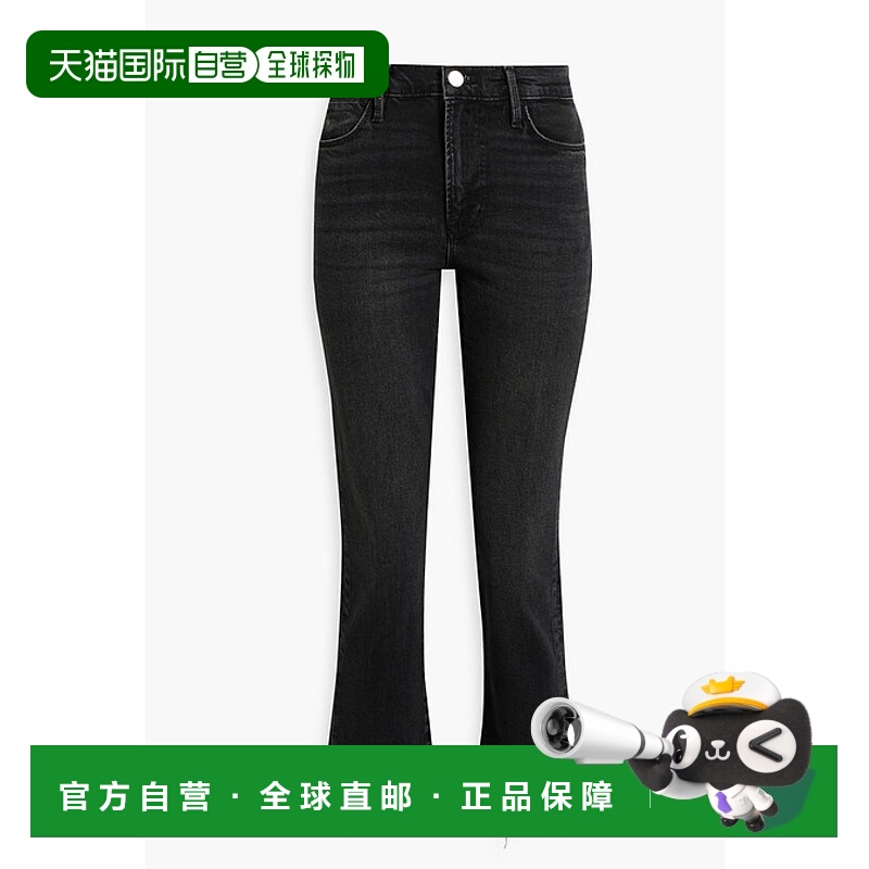 1h可退 潮奢 Frame Denim 女士 Le 直筒短款高腰牛仔裤 LHSTRH142