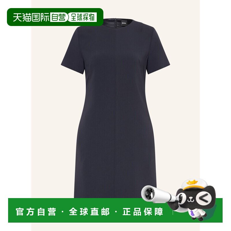 1h可退 BOSS 女士连衣裙 100312472217000 CO 深蓝色 DINDERAH sh