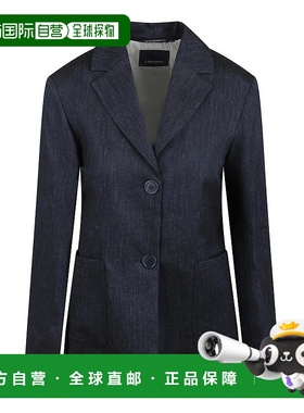 S MAX MARA 女士外套 252E15-8 SS2025 蓝色 Denim effect single