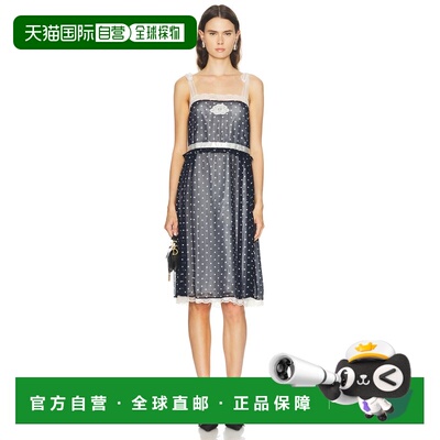 潮奢 Marc Jacobs 马克 雅可布 女士 缎带吊带雪纺连衣裙 2S6RDR0