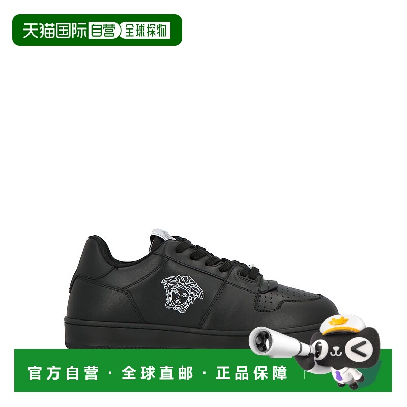 1h可退 潮奢 Versace 范思哲 男士 运动鞋 black黑色 舒适时尚